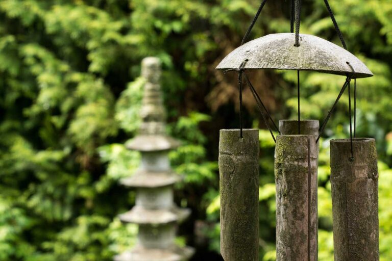 Wind chime and Pagoda Intentional Living Feng Shui